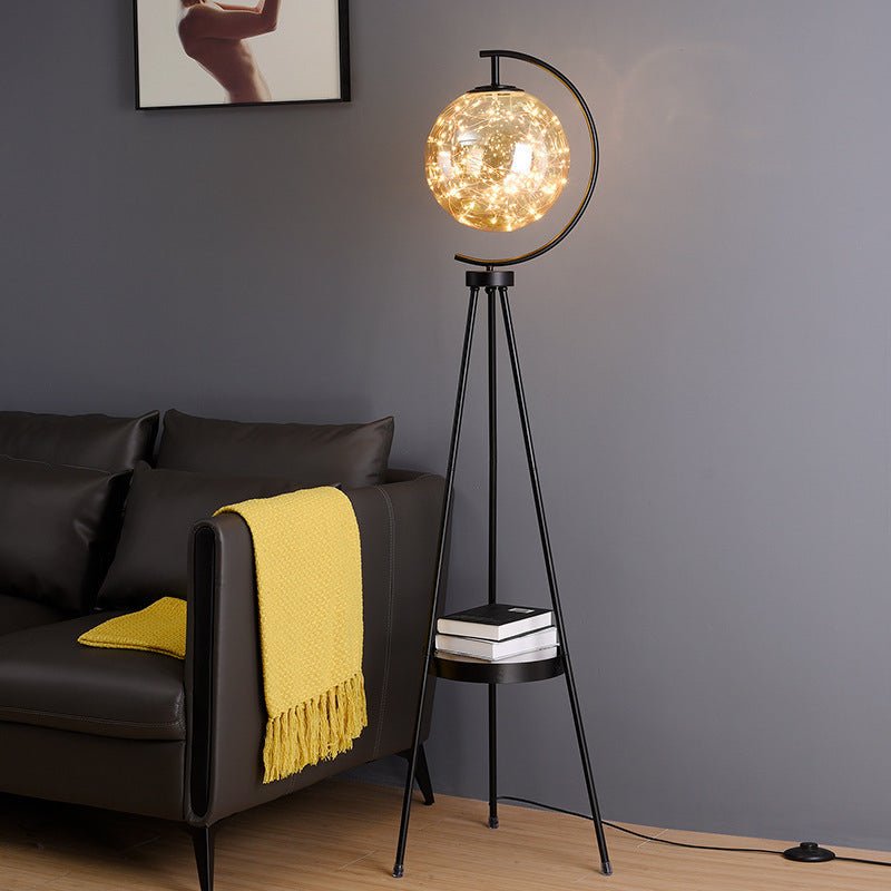 Reims luxury gold floor lamp - SHAGHAF HOME