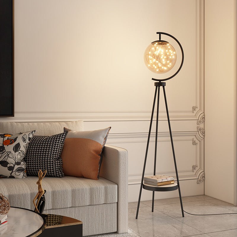 Reims luxury gold floor lamp