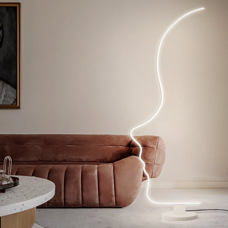 Side face floor lamp