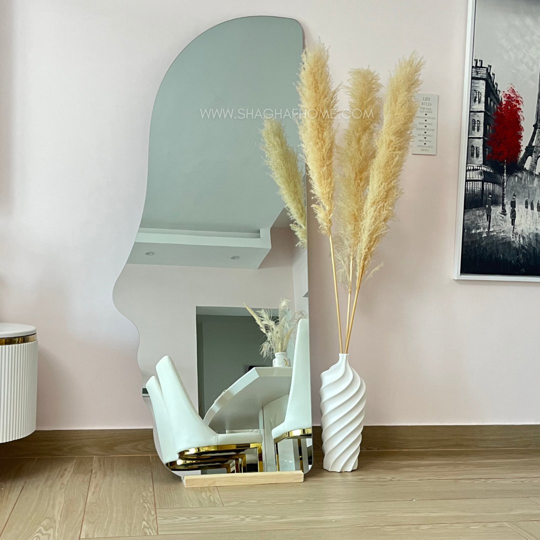 Side Face frameless Floor Mirror (B)