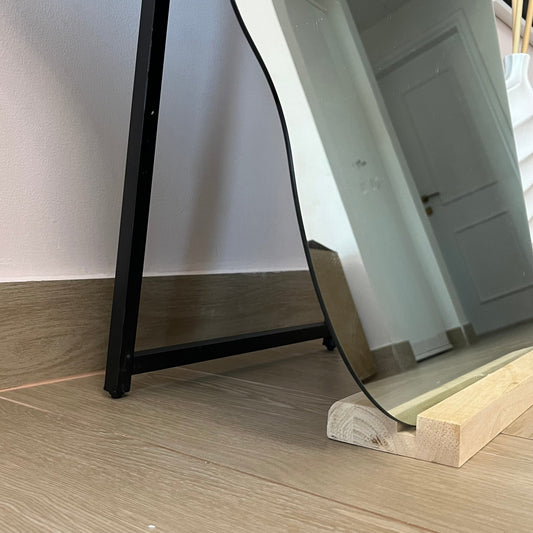 Side Face frameless Floor Mirror (B)