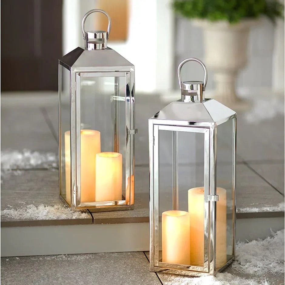 Silver color Lanterns set 0067