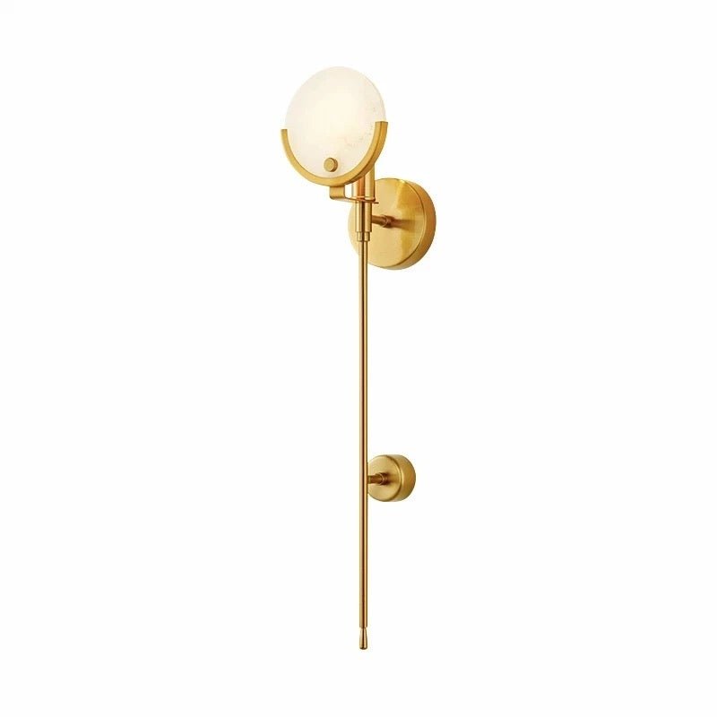 The pain gold table lamp