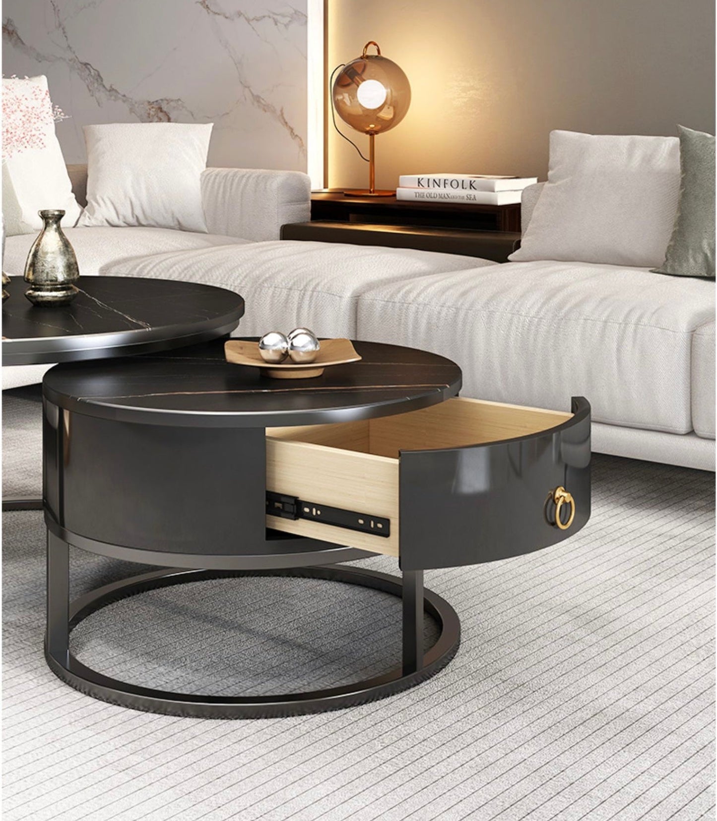 The Roi black coffee table