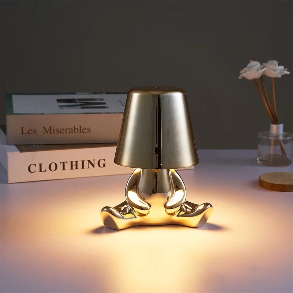 The Thinker table lamp set