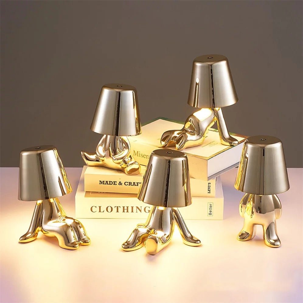 The Thinker table lamp set