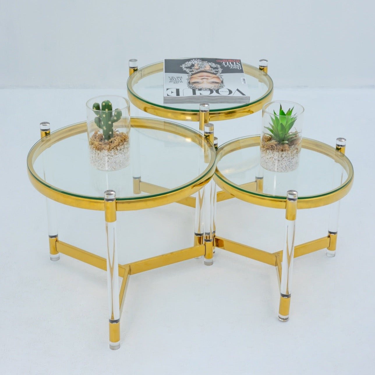 the TRIO side tables set