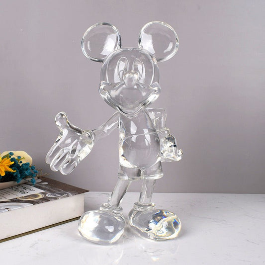 Transparent Mickey Mouse statue