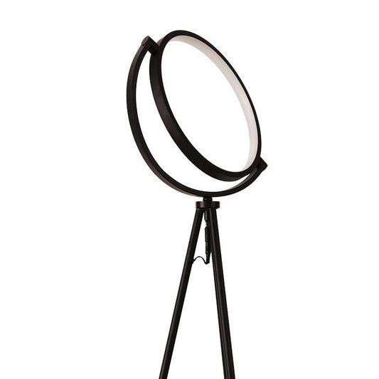 Tripod ring LED floor lamp