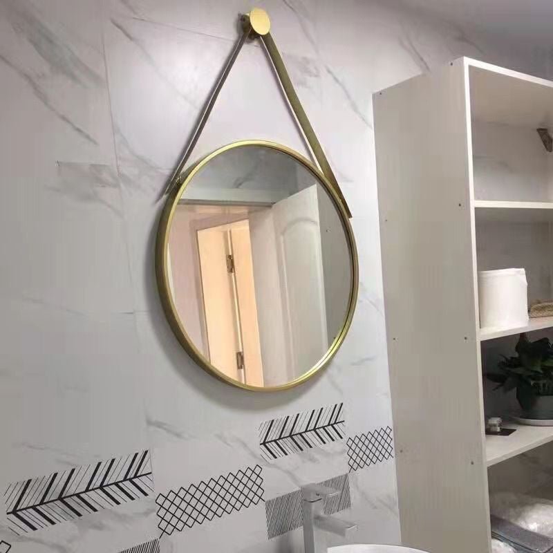 Vanity hanged round Mirror