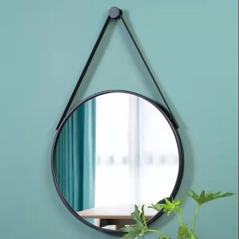 Vanity hanged round Mirror