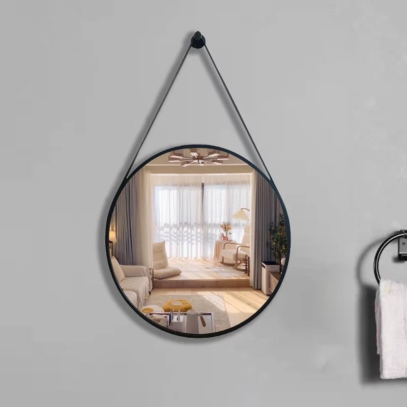 Vanity hanged round Mirror