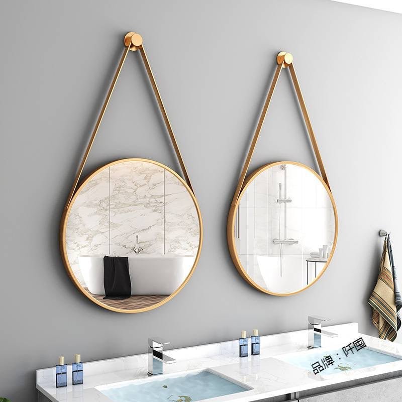 Vanity hanged round Mirror