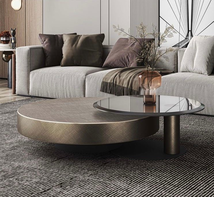 Viarona round coffee table set