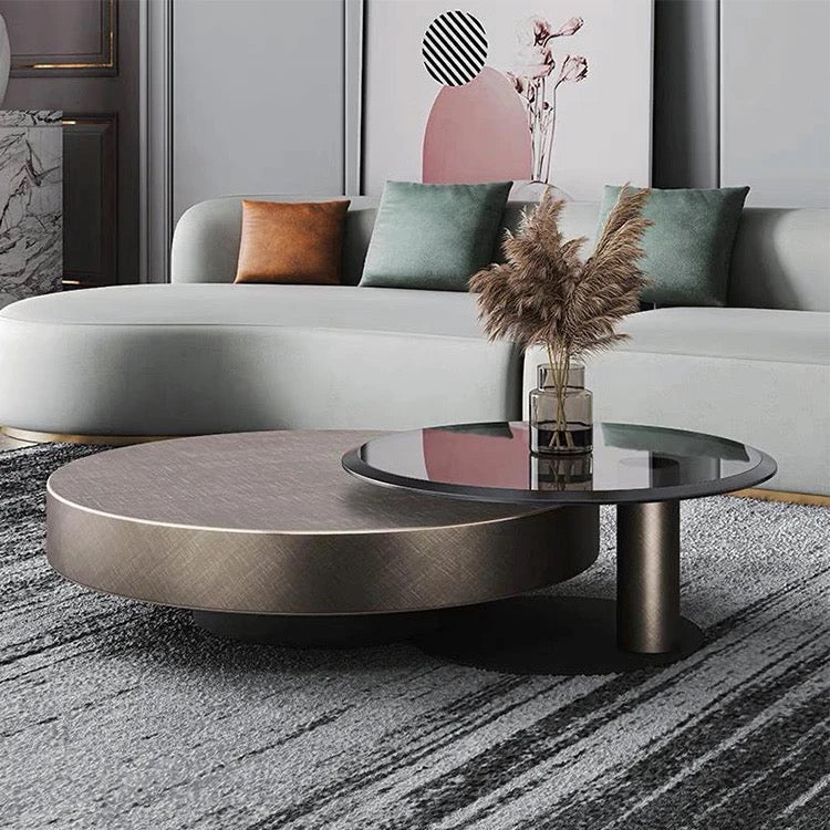 Viarona round coffee table set