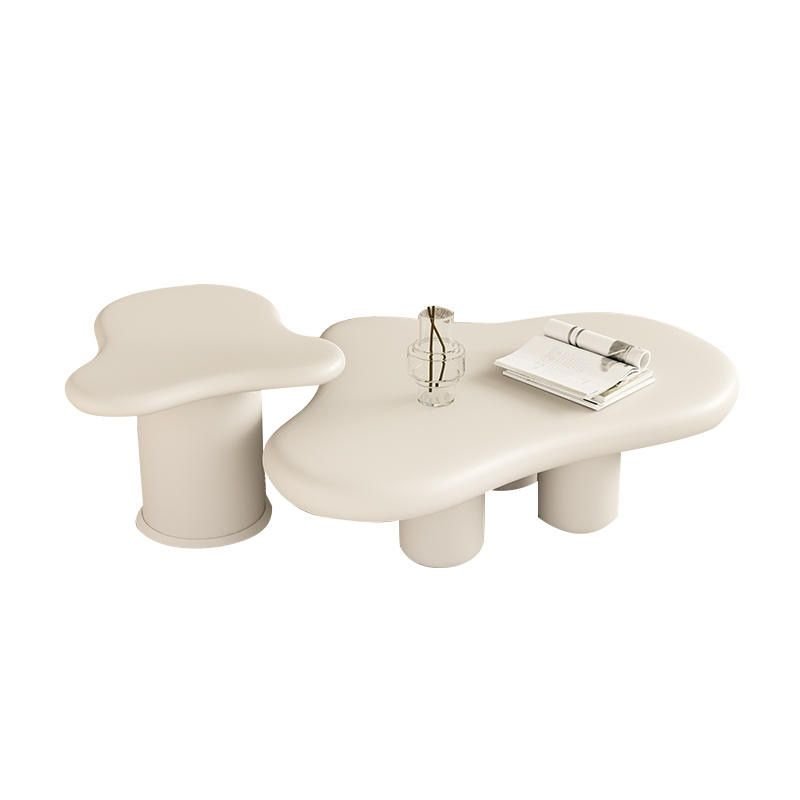 Whimsy Cream Cloud-Shaped Coffee tables set