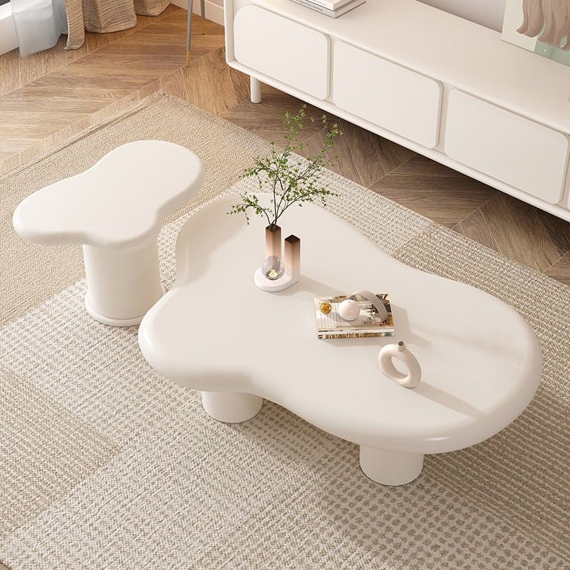 Whimsy Cream Cloud-Shaped Coffee tables set