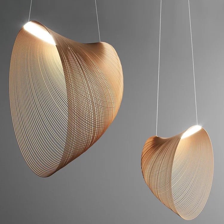 Wood rings modern design chandelier