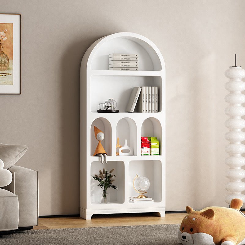 Wooden white Arch display stand