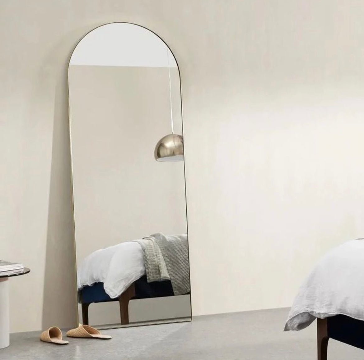 X Large silver frame Mirror 180x70 CM