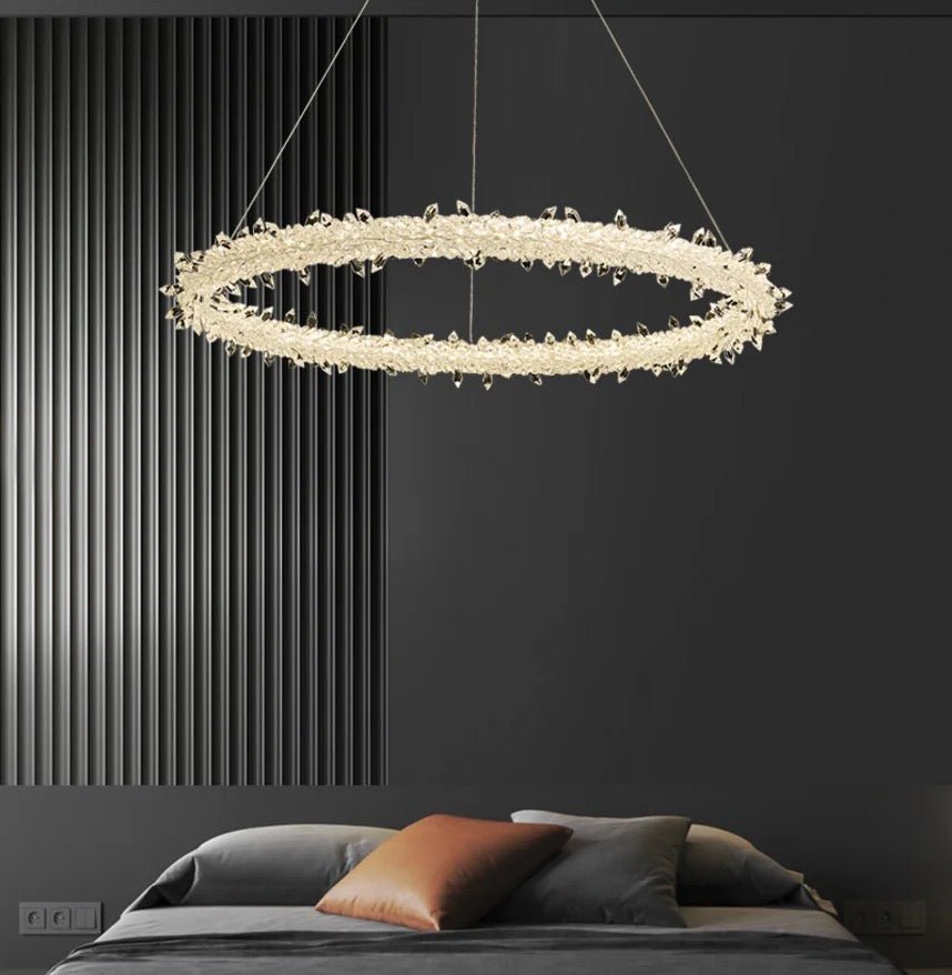 XIVARA crystal LED ring ceiling