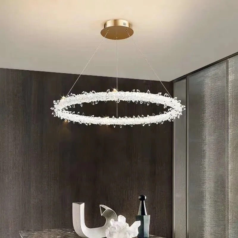 XIVARA crystal LED ring ceiling